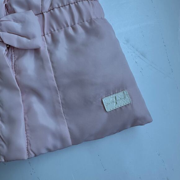 Seven for all Mankind Pink Puffy Vest - Girls 18 Months - Picture 2 of 4